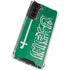 Saudi Arabia Flag Distressed Galaxy S22 Plus Clear Case